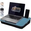 imageGORILLA GRIP Laptop Lap Desk with Phone Holder Pillow Cushion Desks Fit Laptops up to 156quot Tray Ledge Keep Computers in Place Portable Travel Workstation Essentials for Home Light Wood ColorSky Blue