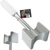 imageGORILLA GRIP Patented DualSided Meat Tenderizer Heavy Duty Kitchen Mallet with Soft Handle Spiked Side Tenderizes and Smooth Flattens Maximize Food Flavor Commercial Grade Chicken Pounder WhiteWhite