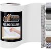 imageGORILLA GRIP Peel and Stick Paper Removable Cover for Books Shelves Countertops Drawers Cabinets and Crafts Easy Install Kitchen Decor Shelf Drawer Cabinet Liners 118 in x 20 FT GrayBright White