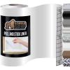 imageGORILLA GRIP Peel and Stick Paper Removable Cover for Books Shelves Countertops Drawers Cabinets and Crafts Easy Install Kitchen Decor Shelf Drawer Cabinet Liners 118 in x 20 FT GrayClear Matte