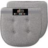 imageGORILLA GRIP Slip Resistant Chair Cushions No Ties Required Memory Foam Pads for Dining Room Kitchen Table Office Rocking Chairs Plush Seat Cover Cushion Pad Home Decor Set of 4 16x16 GrayTufted Gray