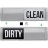 imageGORILLA GRIP Strong Dishwasher Magnet Clean Dirty Sign Large Letters for Easy Read Optional Adhesive Sticker for NonMagnet Surfaces NonScratch Sliding Dish Washer Magnets Kitchen Decor BlackSilver