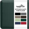 imageKANGAROO Thick Ergonomic Anti Fatigue Mats for Kitchen Floor Cushioned Standing Office Desk Mat Waterproof Scratch Resistant Topside Supportive All Day Comfort Padded Foam Rugs 17x24 BlackHunter Green