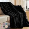imageThe Connecticut Home Co Throw Blanket for Couch Soft Fluffy Room Decor Cozy Warm Throws for Bed Couches Gifts for Women Bedroom Cute Aesthetic Blankets Faux Fur and Sherpa 65x50 GrayBlack Faux Fur