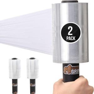 imageGORILLA GRIP 500 Stretch Film Heavy Duty Plastic 1200ft Shrink Wrap Roll 17quot Puncture Resistant Industrial Strength for Shipping Pallet Storing Moving Packing Furniture Protection 1 Pack Clear2