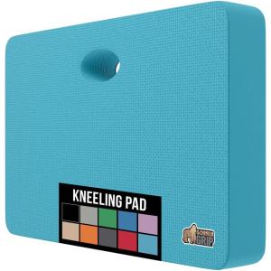 imageGORILLA GRIP Extra Thick Patent Pending Garden Kneeling Pad 175 x 11 Inch Supportive Soft Foam Knee Cushioning for Gardening Water Resistant Bathing Baby Working Supplies Lightweight BlackTurquoise
