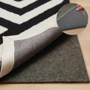 imageGORILLA GRIP Felt and Natural Rubber Stay in Place Slip Resistant Rug Pad 18in Thick 5x7 FT Protective Padding Under Area Rugs Cushioned Gripper Pads Carpet Runners Hardwood Floors Protection8 x 11 Rectangular
