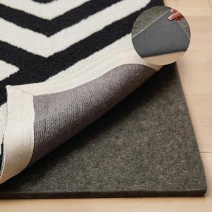imageGORILLA GRIP Felt and Natural Rubber Stay in Place Slip Resistant Rug Pad 18in Thick 5x7 FT Protective Padding Under Area Rugs Cushioned Gripper Pads Carpet Runners Hardwood Floors Protection4 x 6 Rectangular