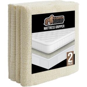 imageGORILLA GRIP Non Slip Mattress Gripper Prevents Mattresses from Sliding and Holds Bed in Place Pad Grips Beds Sofa Couch Chair Cushions and Helps Keep Topper from Slipping Easy Trim Pads Twin XL2
