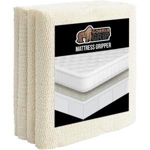 imageGORILLA GRIP Non Slip Mattress Gripper Prevents Mattresses from Sliding and Holds Bed in Place Pad Grips Beds Sofa Couch Chair Cushions and Helps Keep Topper from Slipping Easy Trim Pads Twin XL1