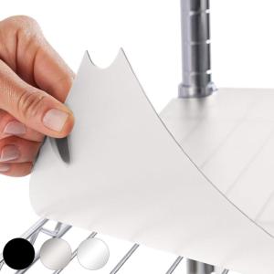 imageGORILLA GRIP ShelfGuard Wire Shelf Liner Compatible with Amazon Basics Shelving Unit Set of 5 Waterproof Liners for Organizing Metal Rack Shelves Kitchen Cabinets Cupboard Pantry 14x30 ClearClear