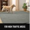 imageGORILLA GRIP Slip Resistant Soft Washable Stain Resistant Area Rug Plush Thick Carpet for Bedroom Living Room No Shed Floor Rugs Pet Friendly Dorm Essentials Kid Nursery Home Decor 2x3 GrayGrey