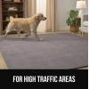 imageGORILLA GRIP Slip Resistant Soft Washable Stain Resistant Area Rug Plush Thick Carpet for Bedroom Living Room No Shed Floor Rugs Pet Friendly Dorm Essentials Kid Nursery Home Decor 2x3 GrayNavy Blue