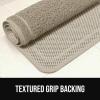 imageGORILLA GRIP Exfoliating Bath and Shower Mat Textured Backing Soft LoofahStyle Foot Scrubber for Outside or Inside Bathtub Quick Dry Easy Drainage Tub Floor Mats Bathroom Essentials 24x16 GrayBeige