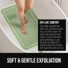 imageGORILLA GRIP Exfoliating Bath and Shower Mat Textured Backing Soft LoofahStyle Foot Scrubber for Outside or Inside Bathtub Quick Dry Easy Drainage Tub Floor Mats Bathroom Essentials 24x16 GraySage