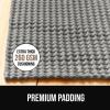 imageGORILLA GRIP Premium Dual Sided Extra Thick 6x9 Rug Gripper Pad for Hardwood Floors Breathable Slip Resistant Pad Grips Under Carpet Area Rugs for Hard Surface Floor Protection Easy Trim Mats BeigeGrey