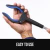 imageGORILLA GRIP Strong Rubber Lined Claw Grabber Ergonomic AntiSlip Reacher Tool for Seniors 360 Magnetic Rotating Head Reaching Pick Up Stick Foldable Trash Picker Handicap Gripper YellowBlue