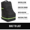 imageGORILLA GRIP Tear and Water Resistant Padded Car Seat Travel Bag for Airplane and Airport Universal Fit Baby Carseat Bags Holds Up to 50lbs Handle amp Shoulder Straps Air Gate Check Carrier GreenGreen